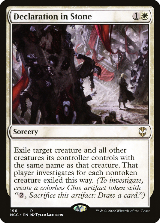 Declaration in Stone [Streets of New Capenna Commander]