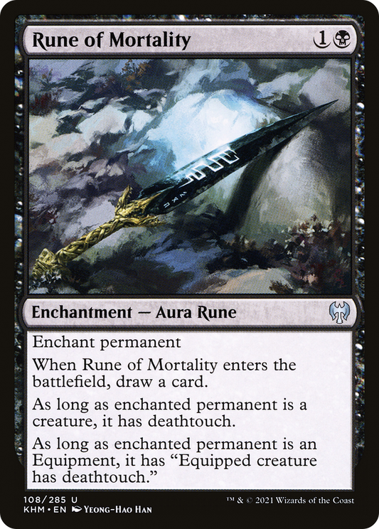 Rune of Mortality [Kaldheim]