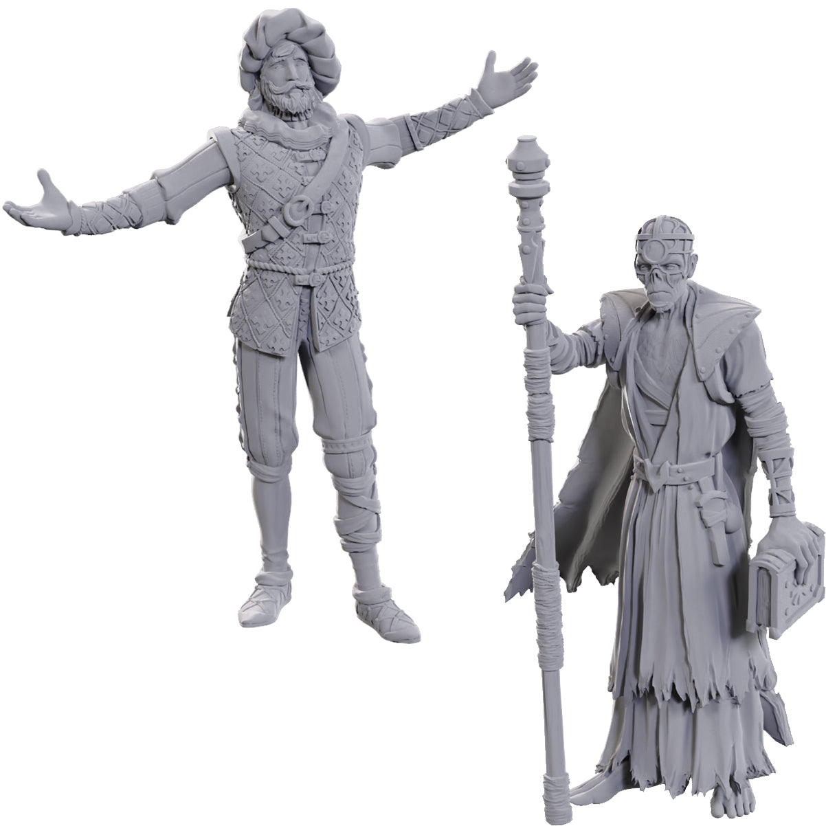 D&D Unpainted Minis - Baldur's Gate 3 - Volo & Withers (96372)