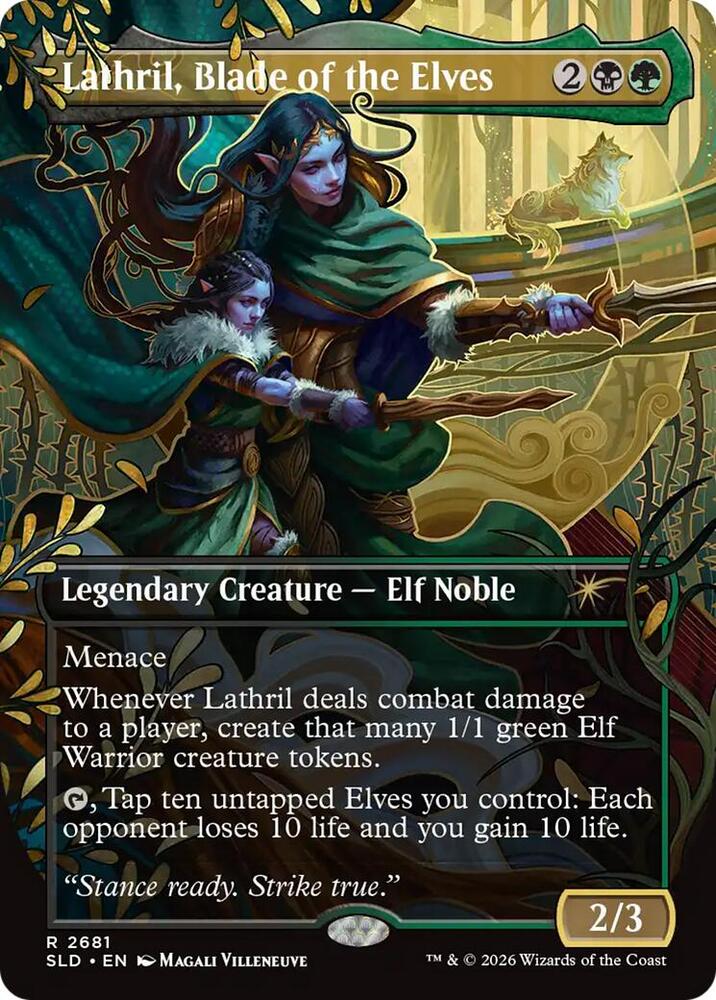 Lathril, Blade of the Elves (2681) [Secret Lair Drop]