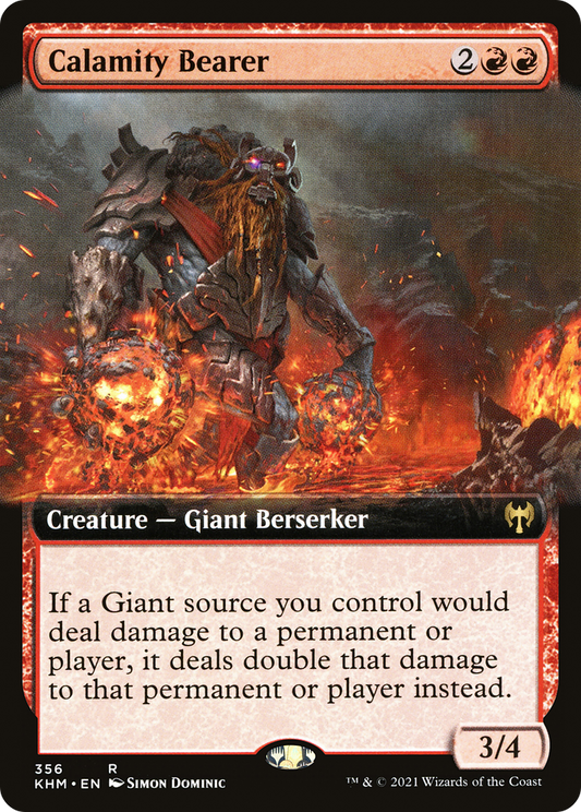 Calamity Bearer (KHM-356) - Kaldheim: (Extended Art)