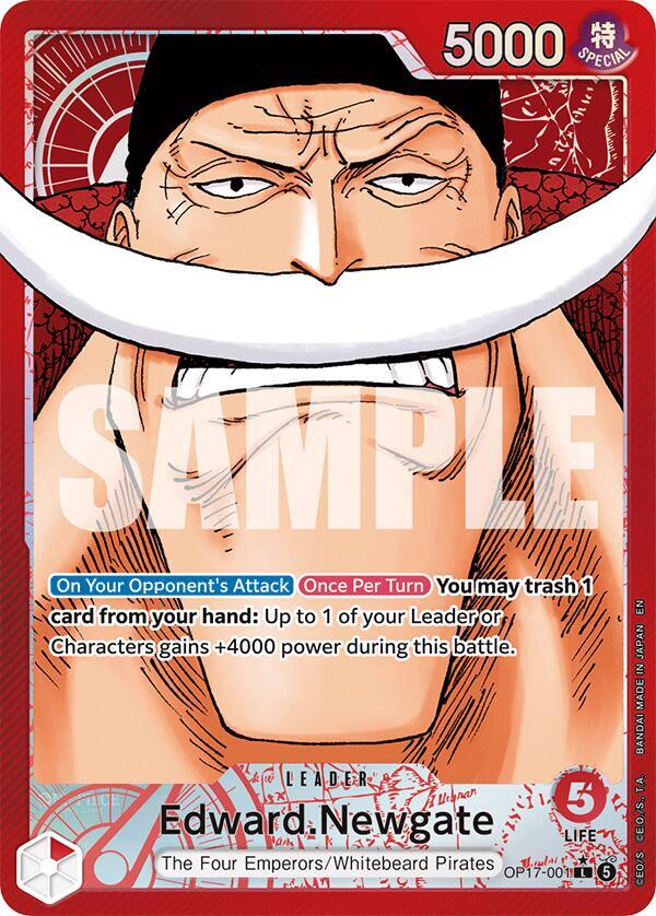 Edward.Newgate (Alternate Art) (OP17-001) [The World's Strongest Warriors]