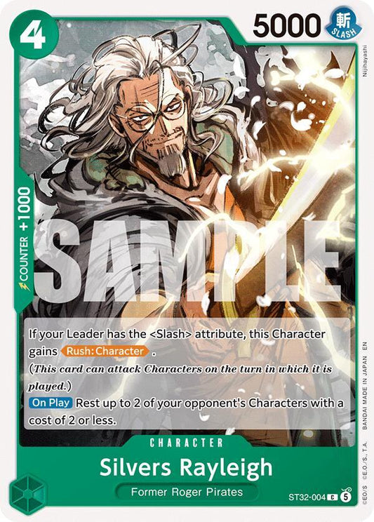 Silvers Rayleigh (ST32-004) [Starter Deck 32: GREEN Roronoa Zoro]