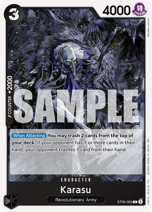 Karasu (ST35-003) [Starter Deck 35: RED/BLACK Sabo]