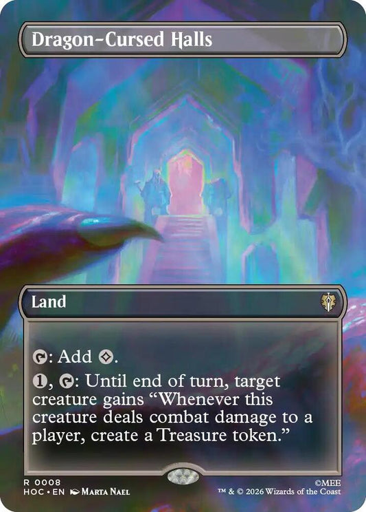 Dragon-Cursed Halls (Borderless) (8) [The Hobbit: Eternal-Legal]