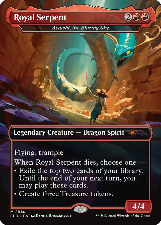 Royal Serpent - Atsushi, the Blazing Sky (2814) [Secret Lair Drop]