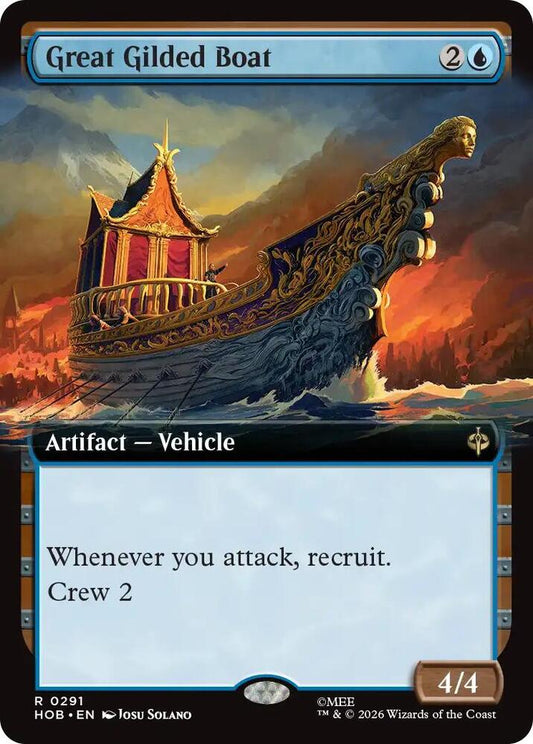 Great Gilded Boat (Extended Art) (291) [The Hobbit]