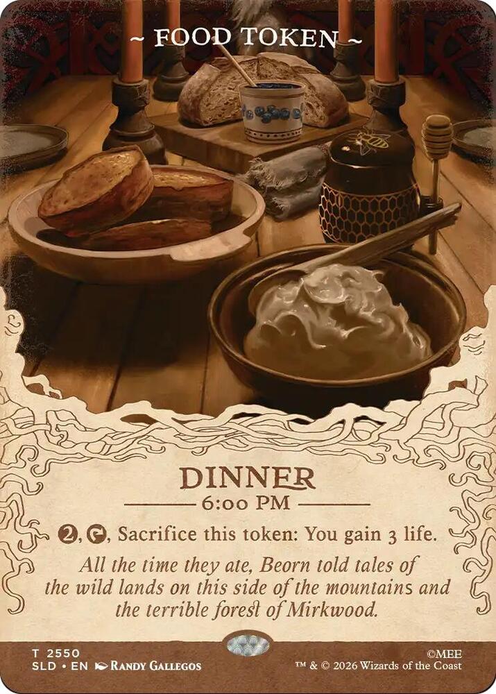 Food Token (2550) [Secret Lair Drop]