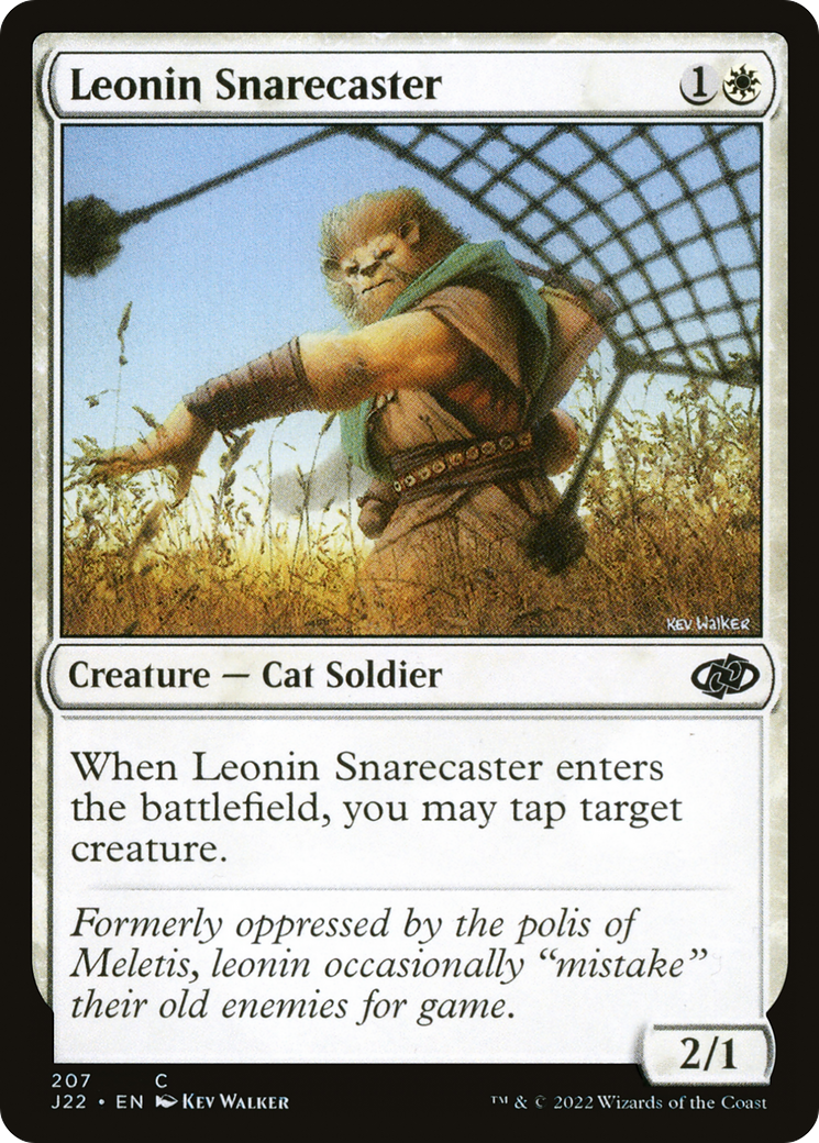 Leonin Snarecaster [Jumpstart 2022]