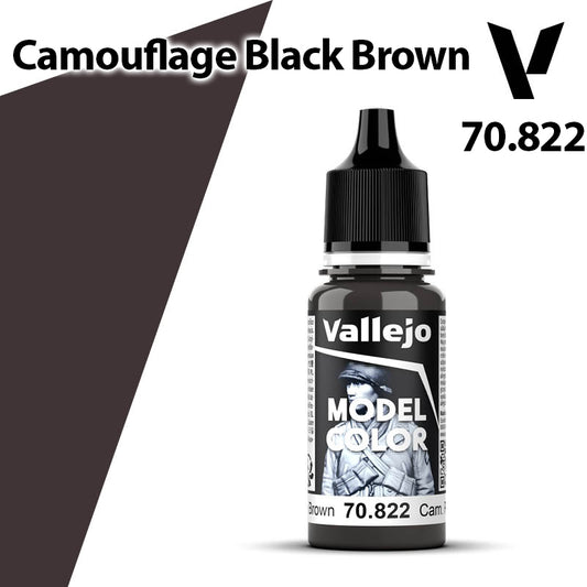 Vallejo Model Color - Camouflage Black Brown - Val70822 (145)