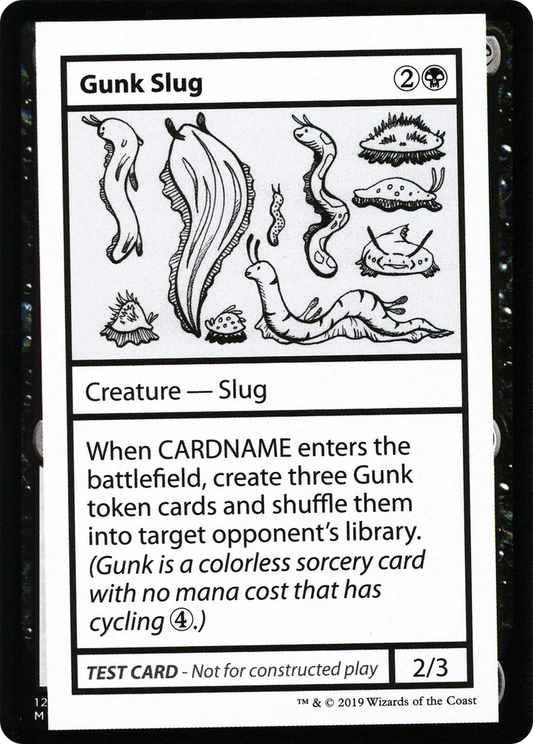 Gunk Slug (2021 Edition) [Mystery Booster Playtest Cards]