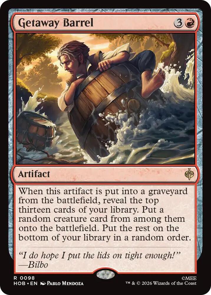 Getaway Barrel (98) [The Hobbit]