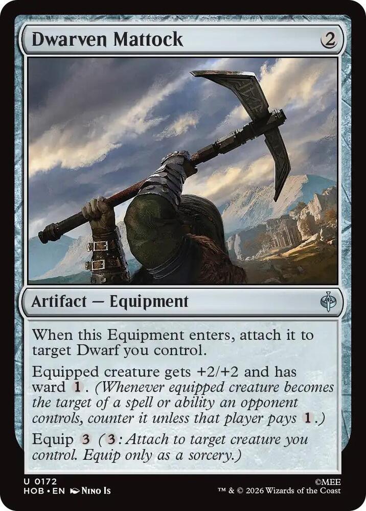 Dwarven Mattock (172) [The Hobbit]