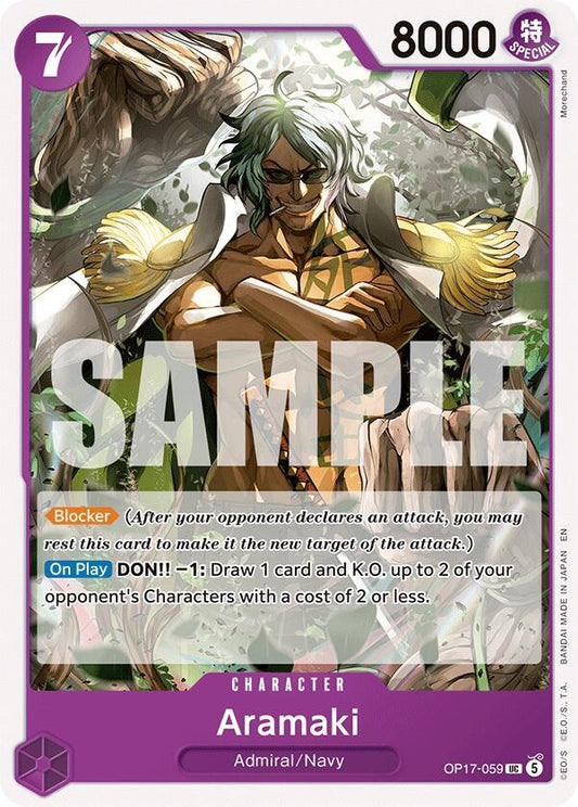 Aramaki (OP17-059) [The World's Strongest Warriors]