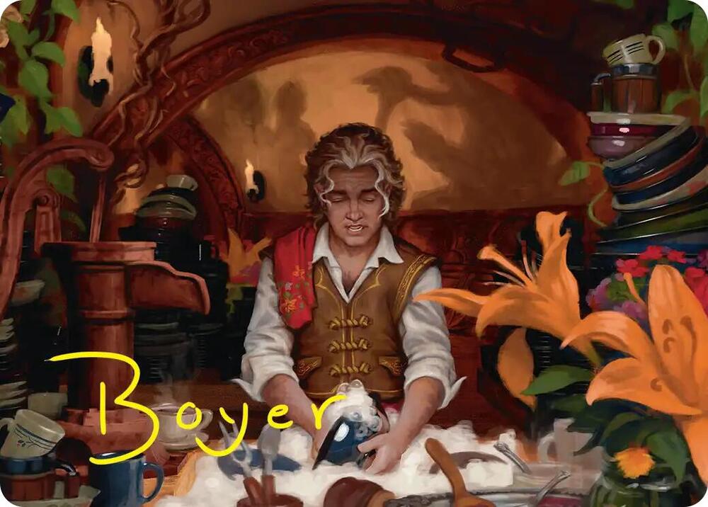 Confusticate and Bebother Art Card (Gold-Stamped Signature) (8) [The Hobbit Art Series]