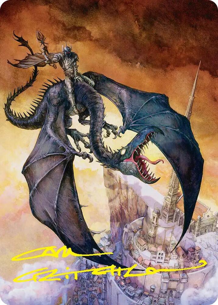 Witch-king, Bringer of Ruin Art Card (Gold-Stamped Signature) (32) [The Hobbit Art Series]