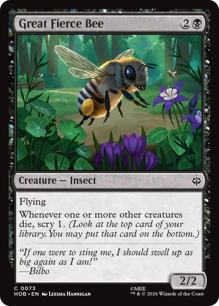Great Fierce Bee (73) [The Hobbit]