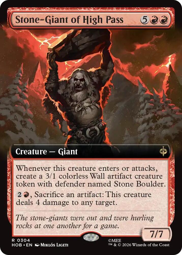 Stone-Giant of High Pass (Extended Art) (304) [The Hobbit]