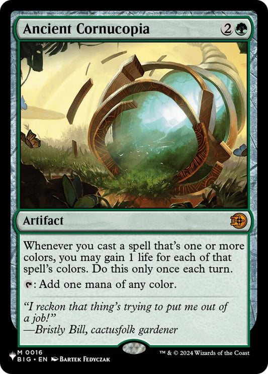 Ancient Cornucopia (16) [The List]