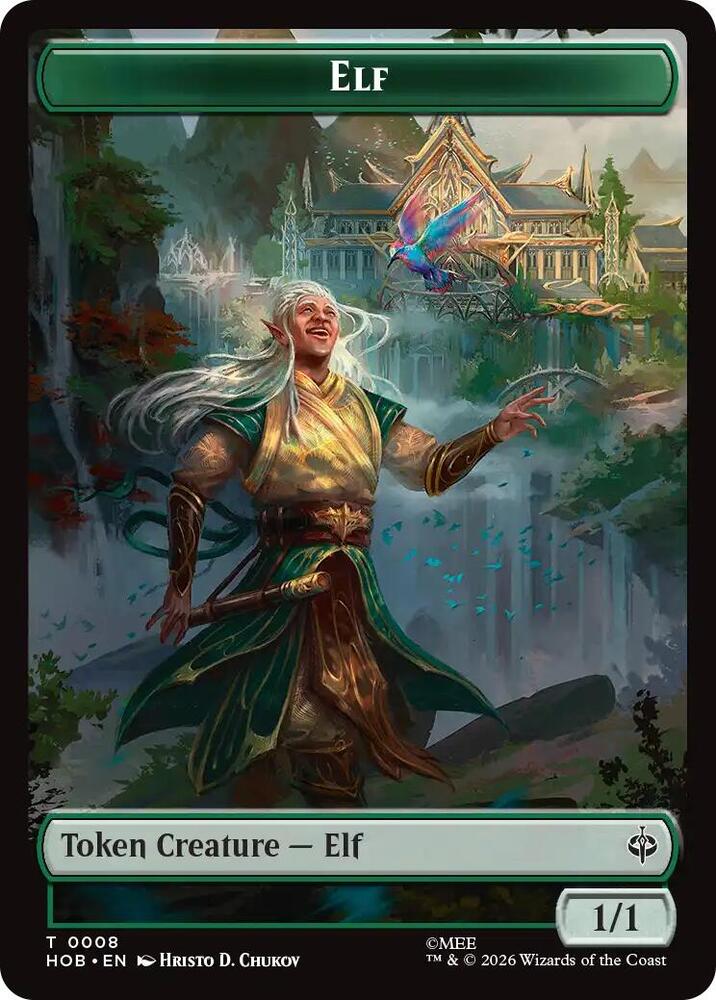 Elf // Dwarf Double-Sided Token (8 // 6) [The Hobbit]