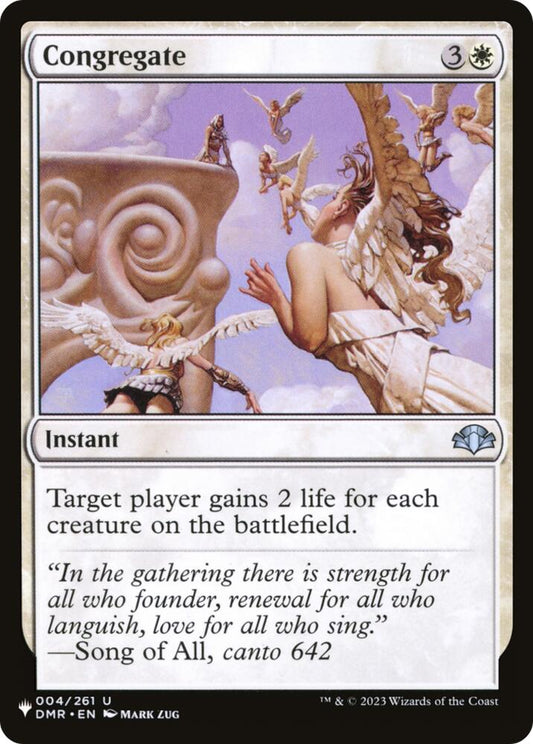 Congregate (DMR) (4) [The List]