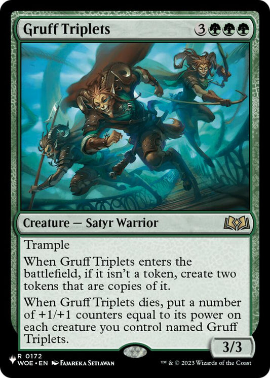 Gruff Triplets (172) [The List]
