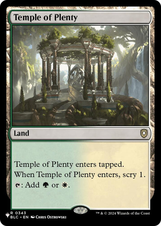Temple of Plenty (343) [The List]