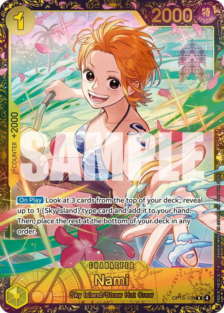 Nami (CS26-27 Regionals Season 2 Top 64) (OP15-108) [Adventure on Kami's Island]
