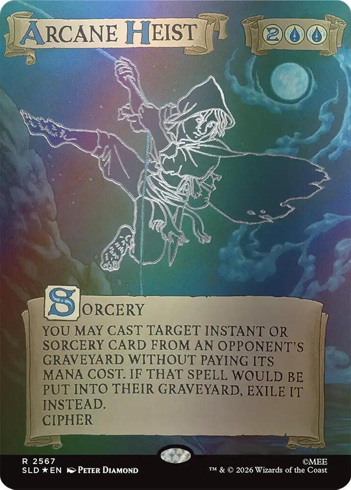 Arcane Heist (Out Of Sight Foil) (2567) [Secret Lair Drop]