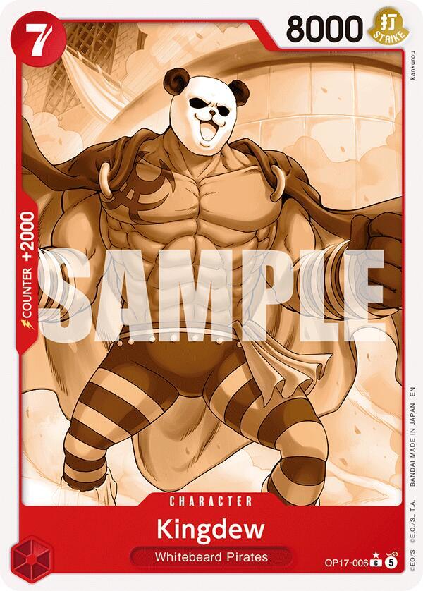 Kingdew (Pandaman Art) (OP17-006) [The World's Strongest Warriors]
