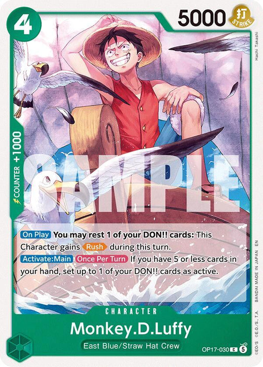 Monkey.D.Luffy (030) (OP17-030) [The World's Strongest Warriors]