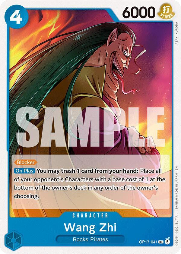 Wang Zhi (OP17-041) [The World's Strongest Warriors]