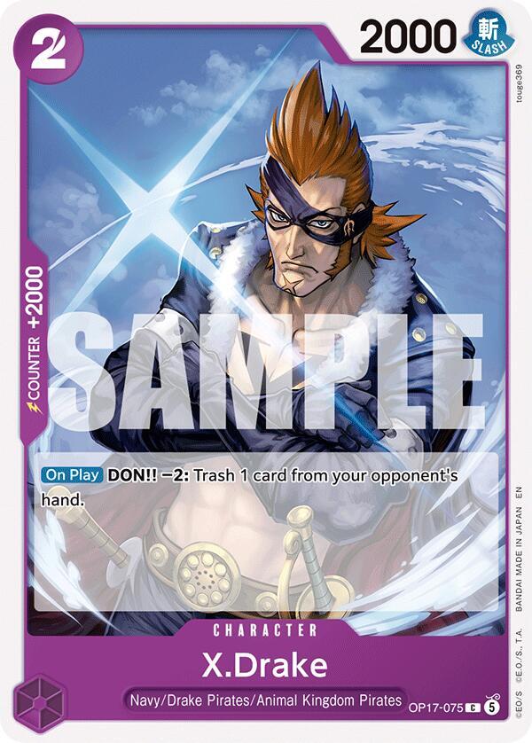 X.Drake (OP17-075) [The World's Strongest Warriors]
