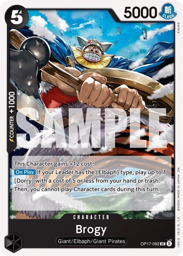 Brogy (OP17-092) [The World's Strongest Warriors]