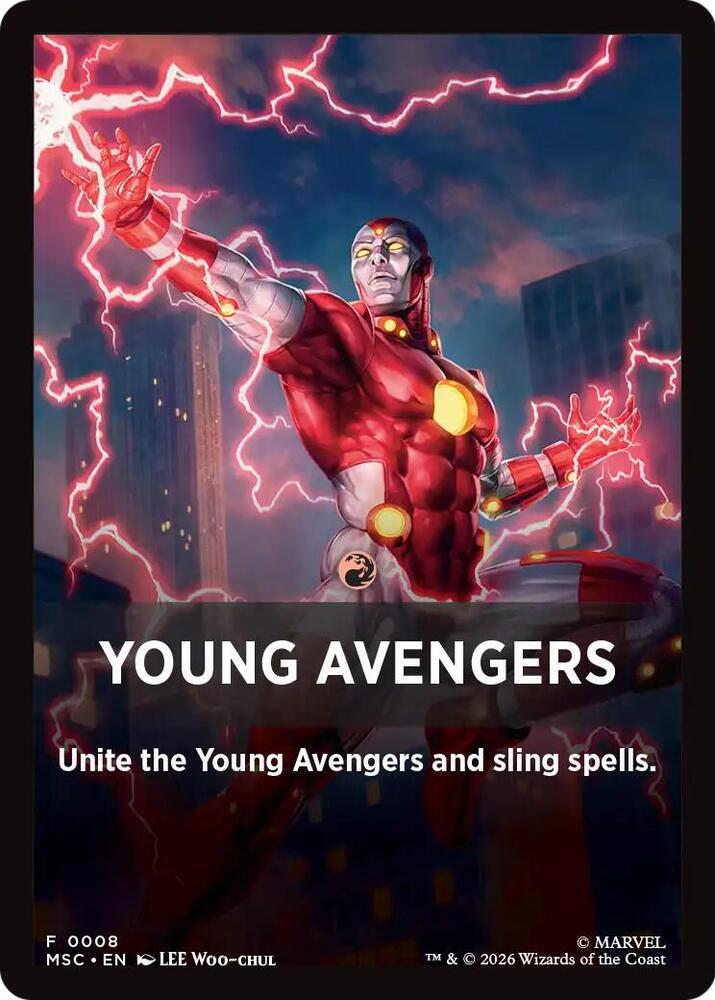 Young Avengers Theme Card (0008) [Marvel Super Heroes Commander]