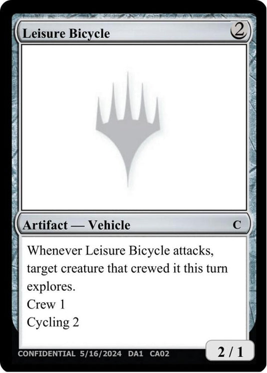 Leisure Bicycle [Un-Known Event Playtest Cards]
