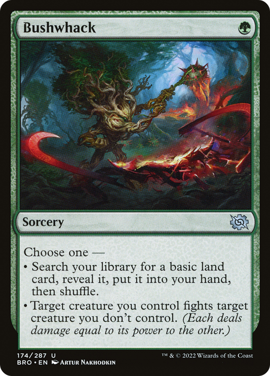 Bushwhack (BRO-174) - The Brothers' War Foil