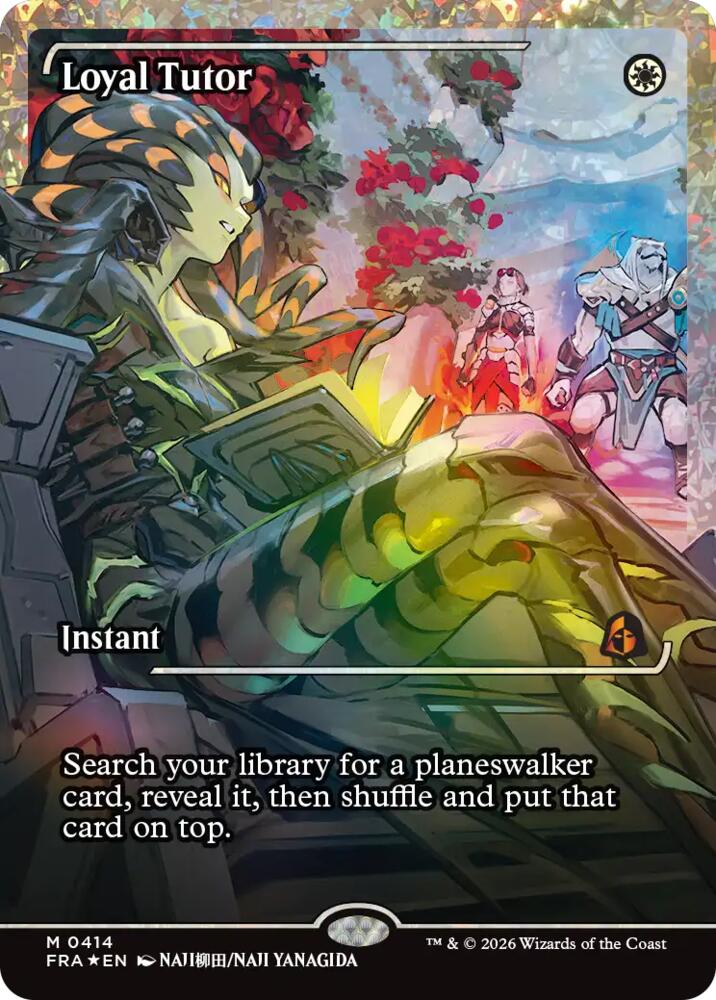Loyal Tutor (Showcase) (Fracture Foil) (414) [Reality Fracture]