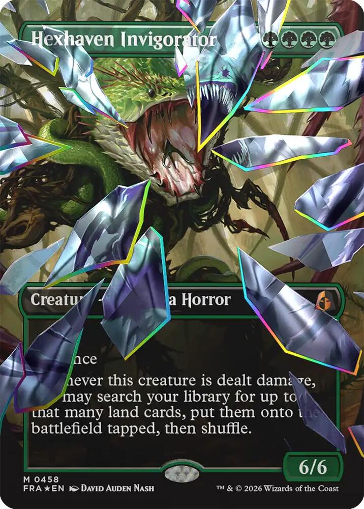 Hexhaven Invigorator (Borderless) (Facet Foil) (458) [Reality Fracture]