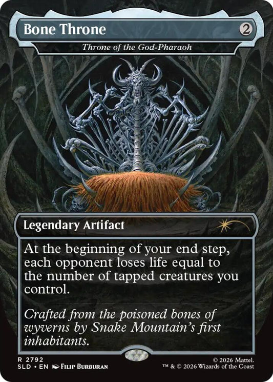 Bone Throne - Throne of the God-Pharaoh (2792) [Secret Lair Drop]