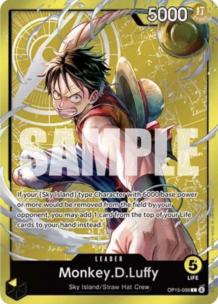 Monkey.D.Luffy (OP15-098) (Luffy Deck) [Set Sail Deck Set]