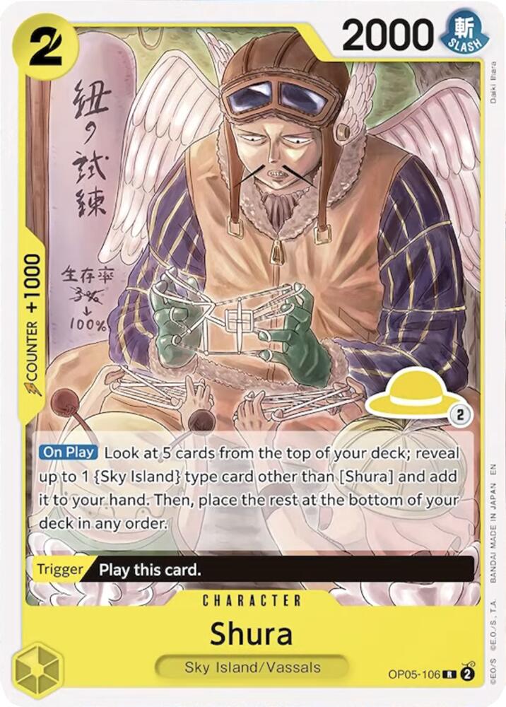 Shura (Luffy Deck) (OP05-106) [Set Sail Deck Set]