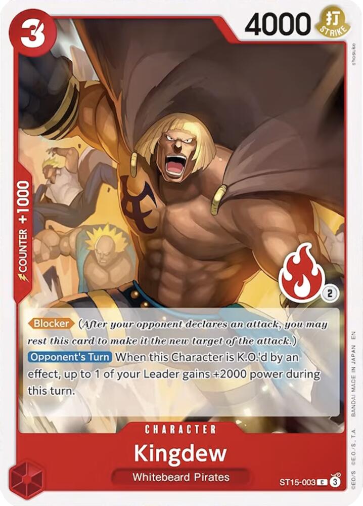 Kingdew (Ace Deck) (ST15-003) [Set Sail Deck Set]