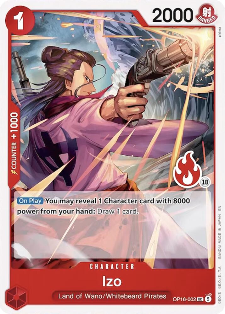 Izo (Ace Deck) (OP16-002) [Set Sail Deck Set]