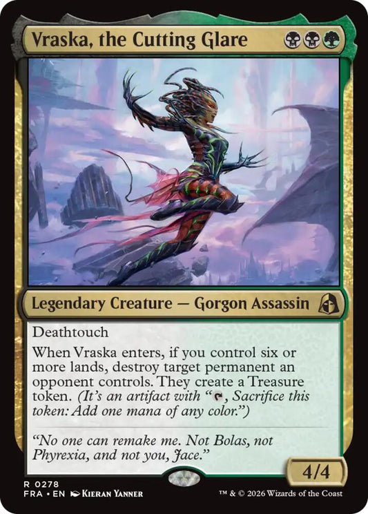 Vraska, the Cutting Glare (278) [Reality Fracture]