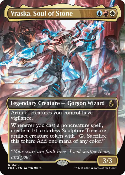 Vraska, Soul of Stone (Borderless) (318) [Reality Fracture]