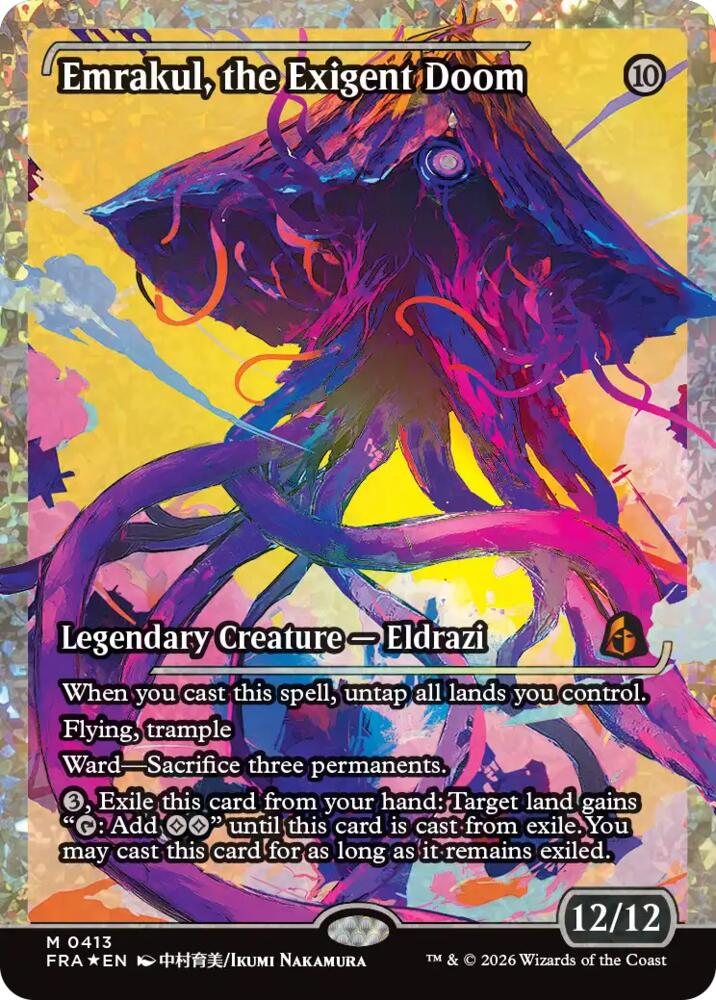 Emrakul, the Exigent Doom (Showcase) (Fracture Foil) (413) [Reality Fracture]