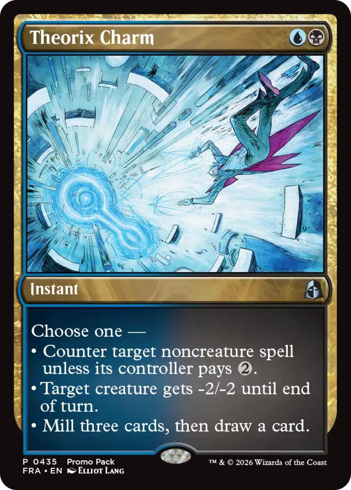 Theorix Charm (435) [Reality Fracture Promos]