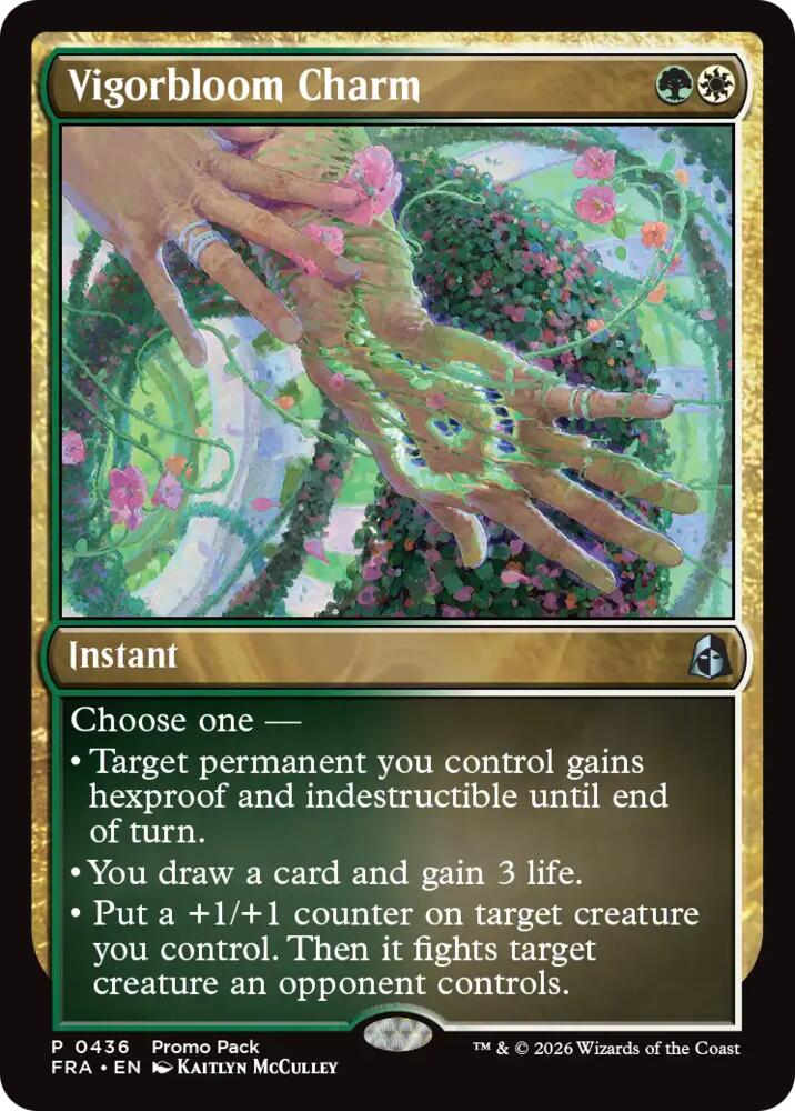 Vigorbloom Charm (436) [Reality Fracture Promos]