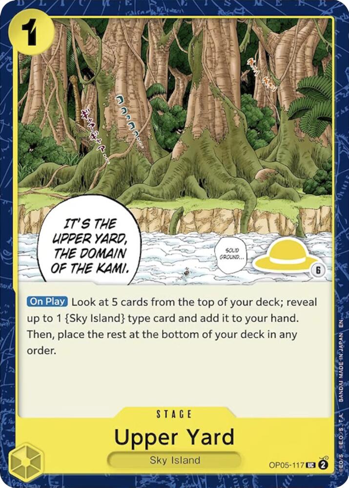 Upper Yard (Luffy Deck) (OP05-117) [Set Sail Deck Set]